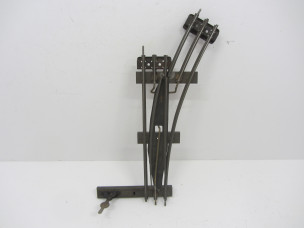 Early Hornby Gauge 0 RH Electric Open Point with Tall Lever