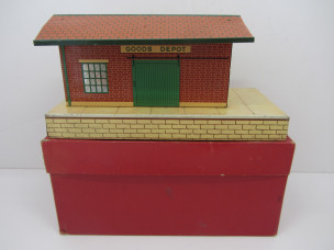 Postwar Hornby Gauge 0 No1 Goods Platform Boxed