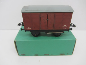 Postwar Hornby Gauge 0 No50 BR Goods Van Boxed