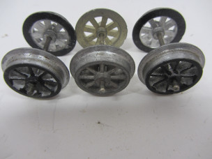 Set of Replica Hornby Gauge 0 No2 Special Tender Wheels with Axles
