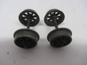 Set of Prewar Bassett-Lowke Wagon Wheels with Axles