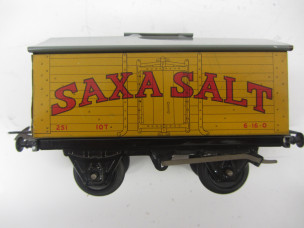 Postwar Hornby Gauge 0 No 50 "Saxa Salt" Wagon