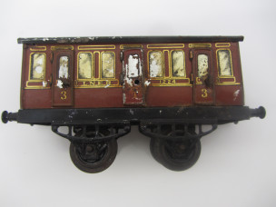Early Hornby Gauge 0 LNER No1 Passenger Coach
