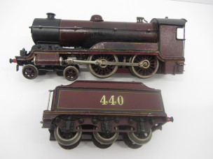 Scarce Bing Gauge 0 Live Steam MR 4-4-0 Locomotive and Tender