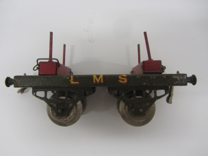 Early Hornby Gauge 0 LMS No1 Lumber Wagon