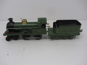 Scarce Carette Gauge 0 C/W GNR 4-4-0 Locomotive and Tender