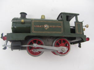 Early Hornby Gauge 0 C/W Great Western No1 Tank Locomotive