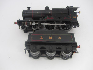 Bassett-Lowke Gauge 0 C/W LMS 4-4-0 Compound Locomotive and Tender 1183